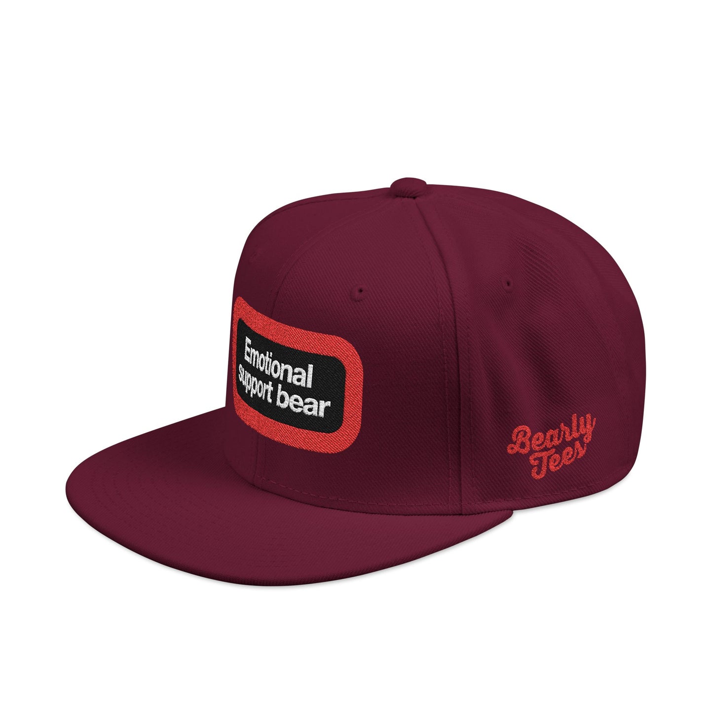 Emotional Support Bear Snapback Hat