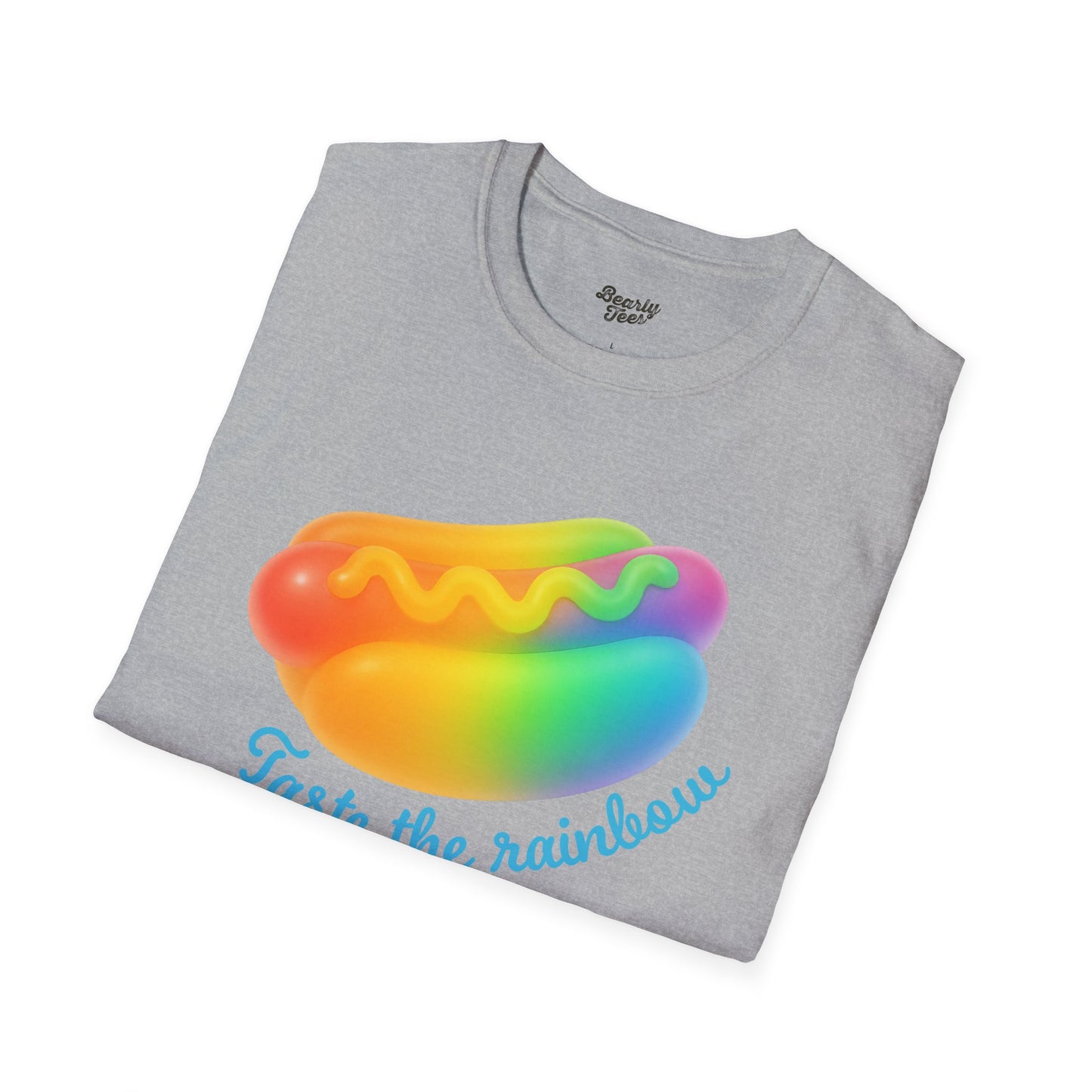 Taste the Rainbow Hot Dog T-Shirt