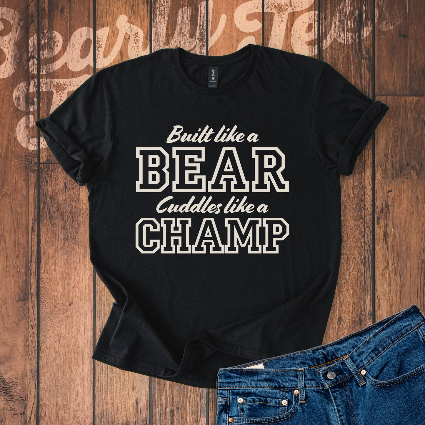 Built like a bear, cuddles like a champ