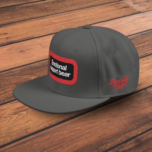 Emotional Support Bear Snapback Hat