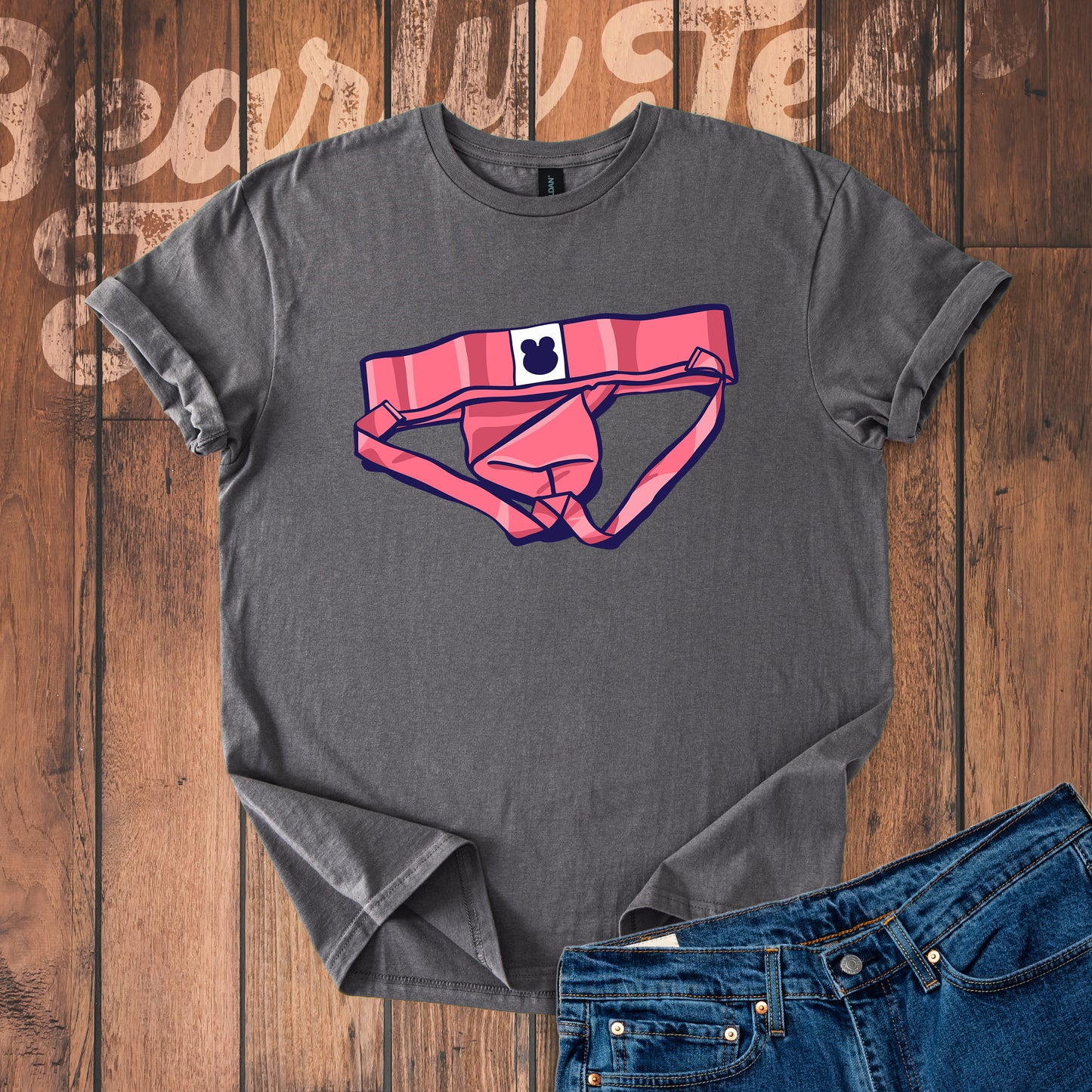 Pink Jockstrap T-Shirt