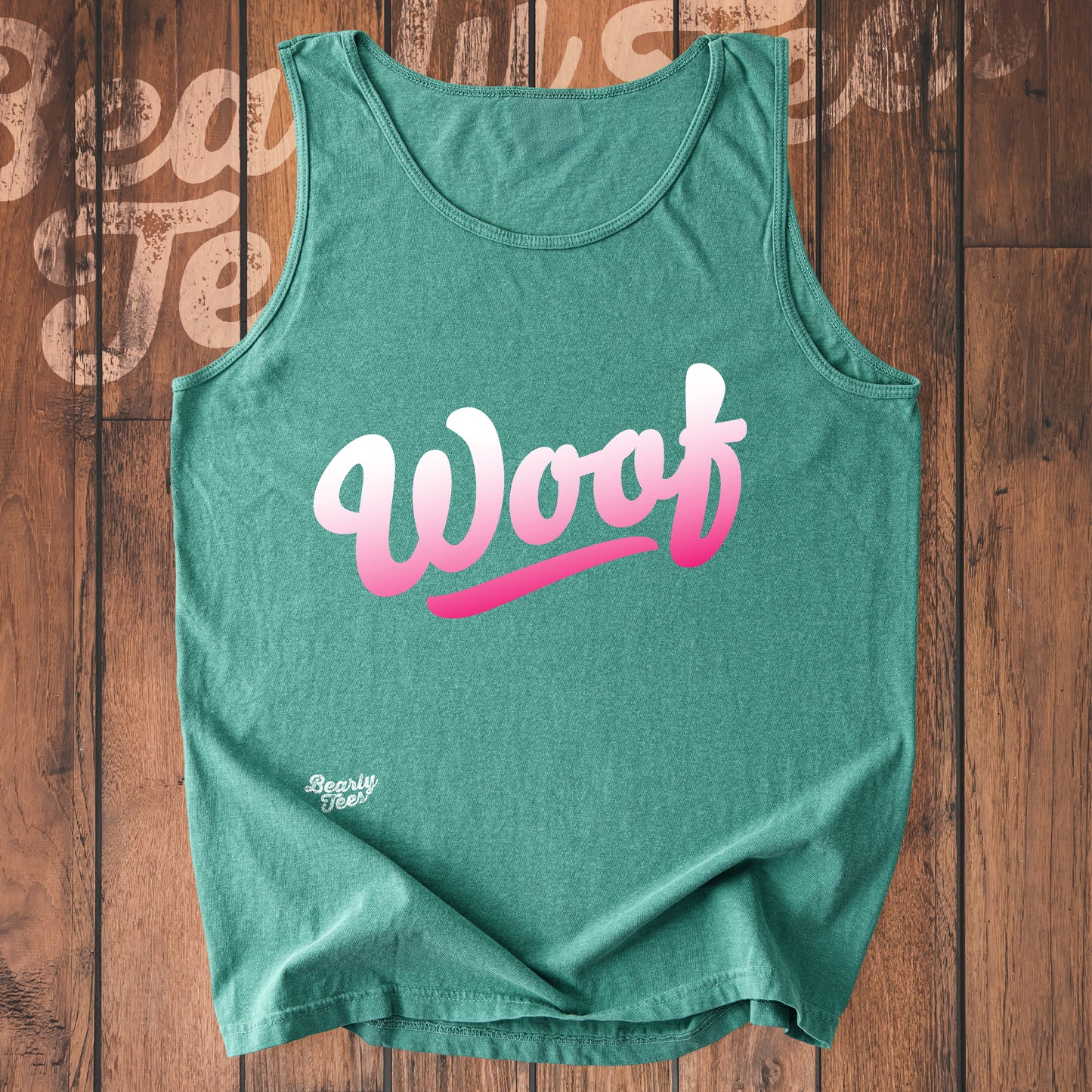 Woof logo tank top