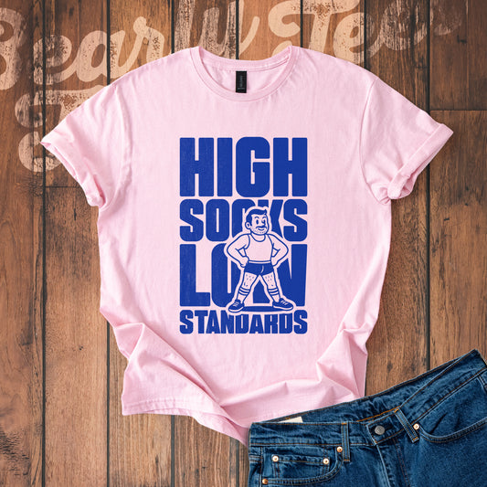 High socks low standards