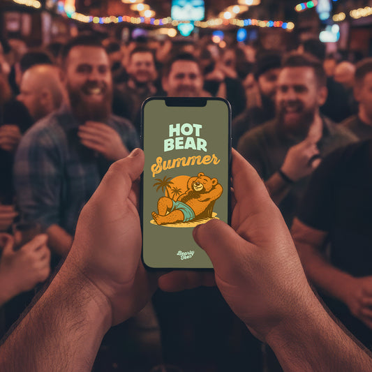 Hot Bear Summer Wallpaper