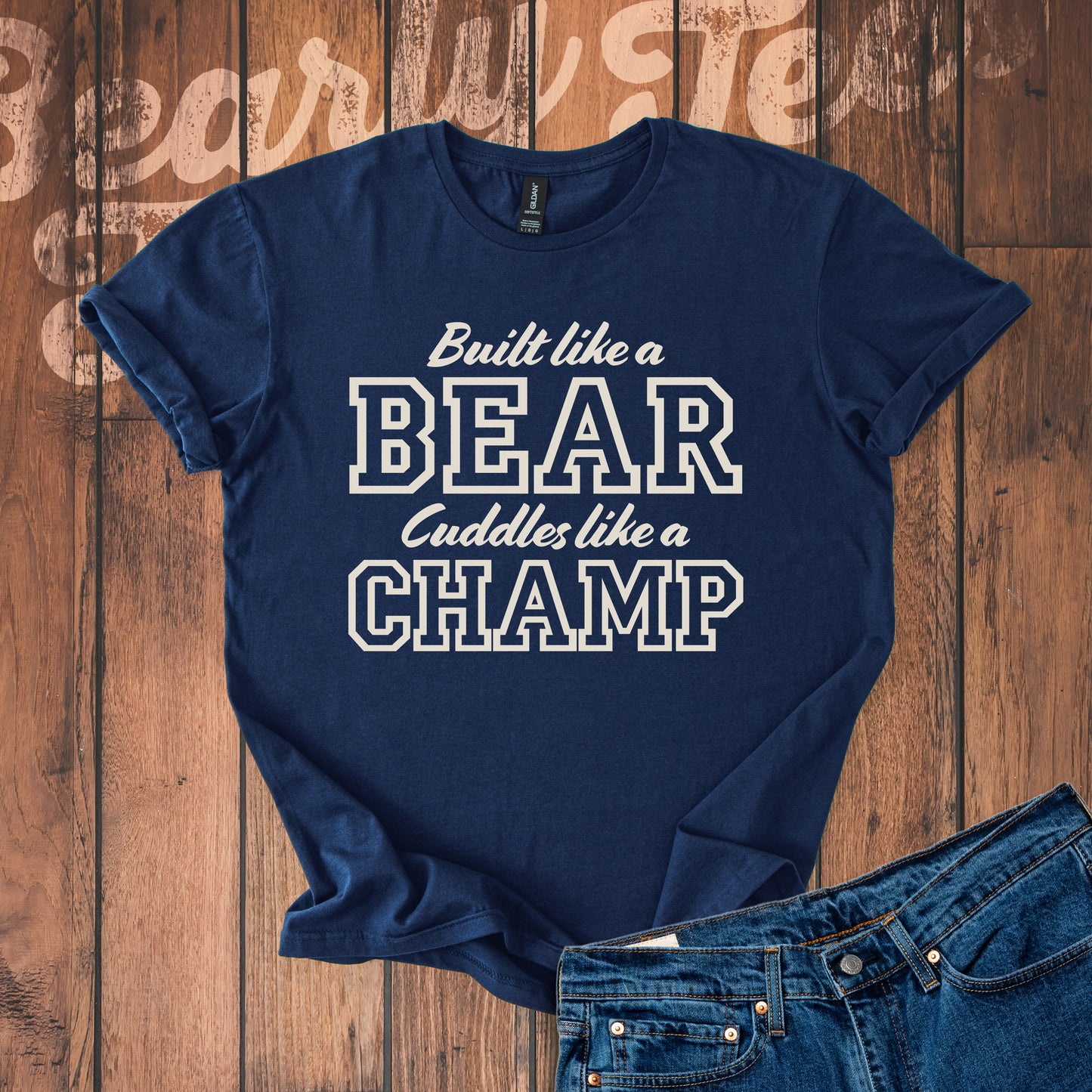 Built like a bear, cuddles like a champ