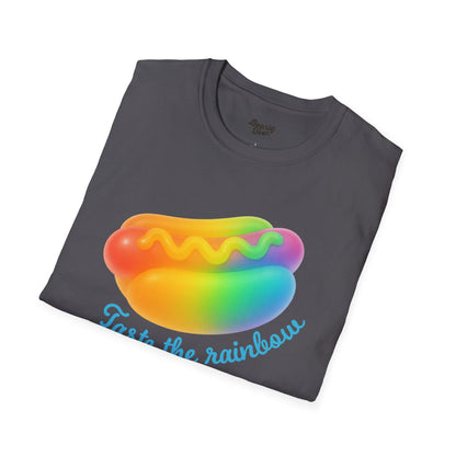 Taste the Rainbow Hot Dog T-Shirt