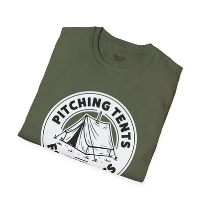 Pitching tents for homies T-Shirt