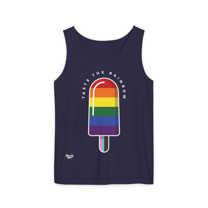 Taste the rainbow ice cream tank top
