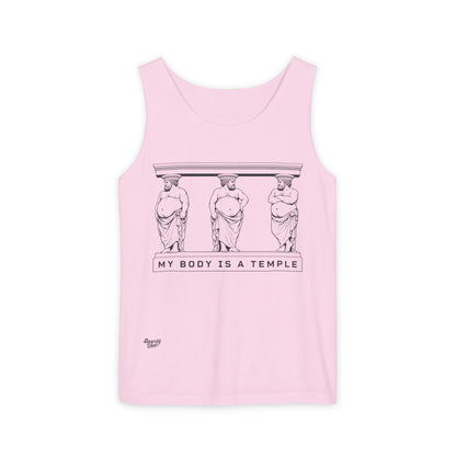 My body is a temple tank top