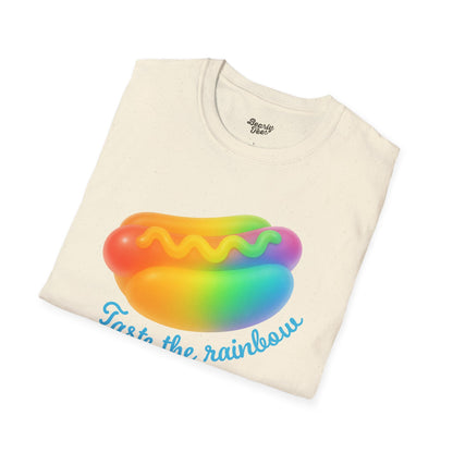 Taste the Rainbow Hot Dog T-Shirt