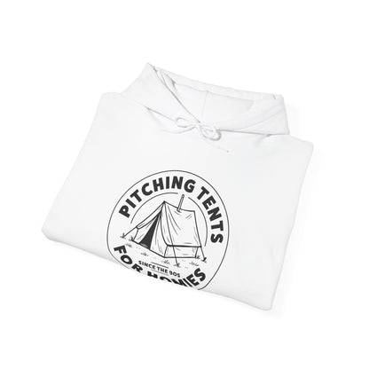 Pitching Tents for Homies Hoodie
