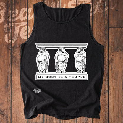 My body is a temple tank top