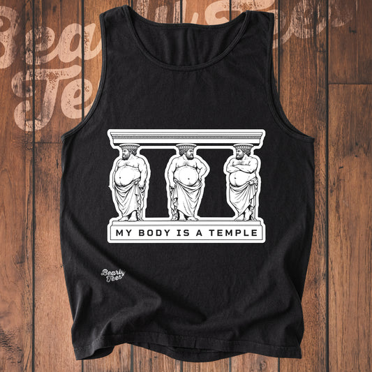 My body is a temple tank top