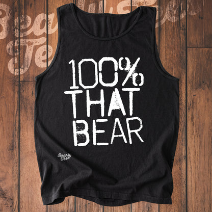 100% that bear tank top