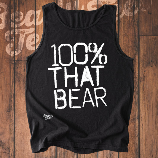 100% that bear tank top