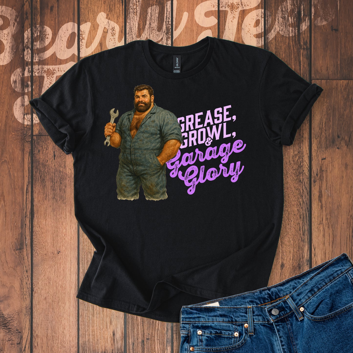 Gay Bear Mechanic T-Shirt