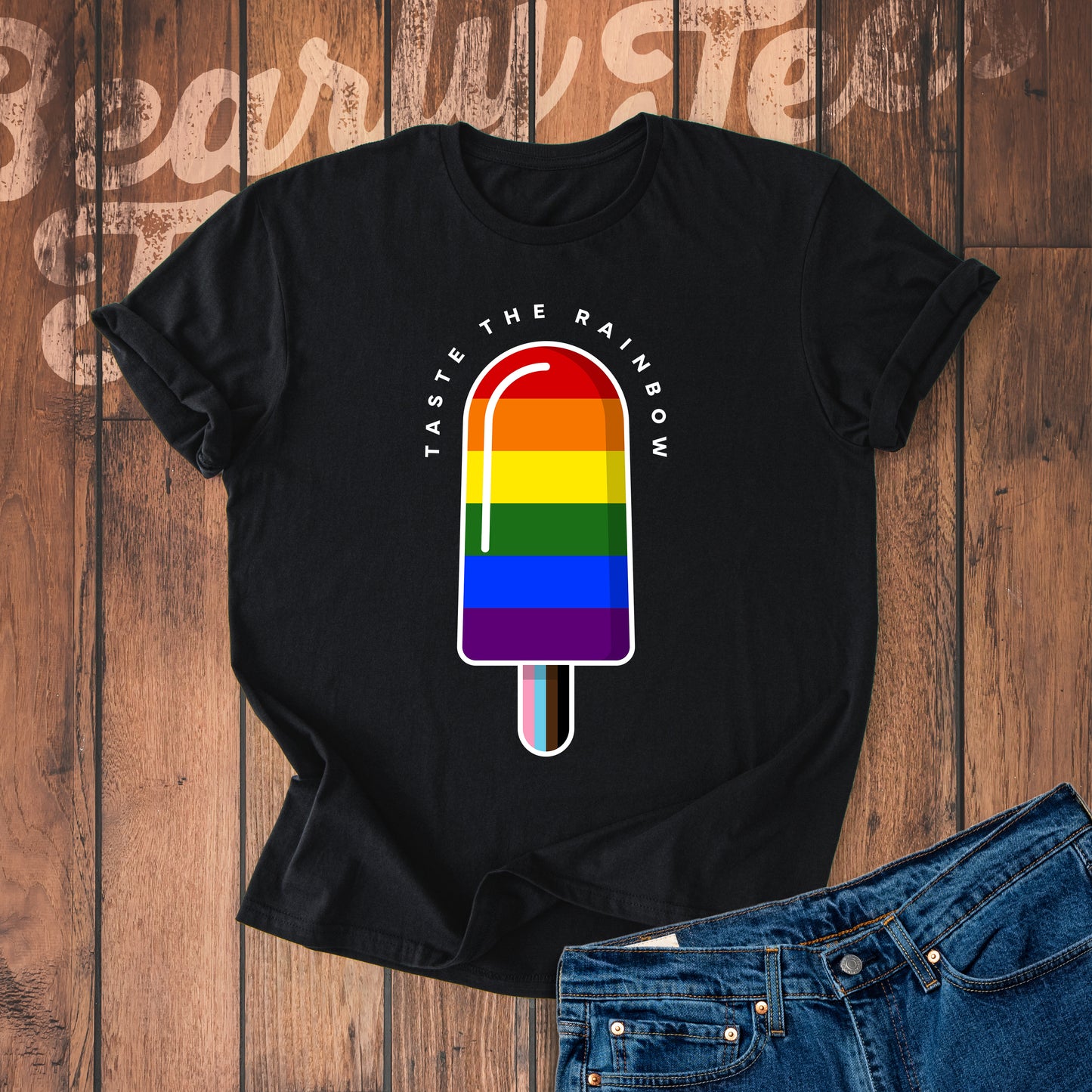 Taste the rainbow ice cream