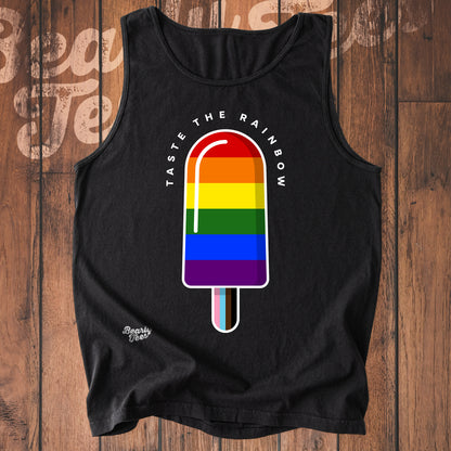 Taste the rainbow ice cream tank top