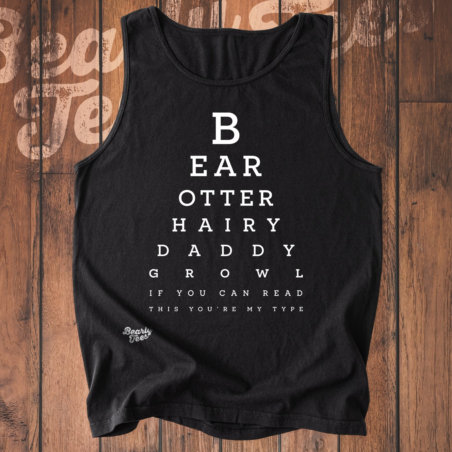 Bear chart tank top