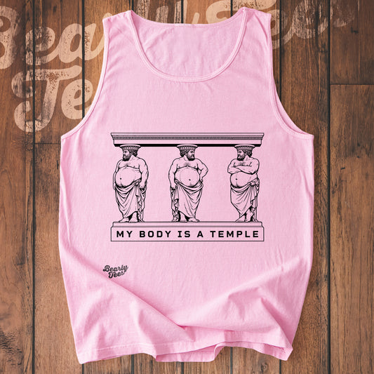 My body is a temple tank top