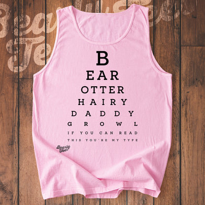 Bear chart tank top