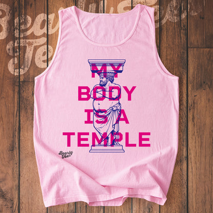 My body is a temple 2 tank top