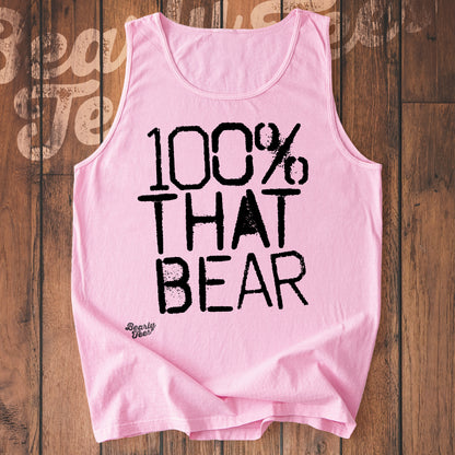 100% that bear tank top