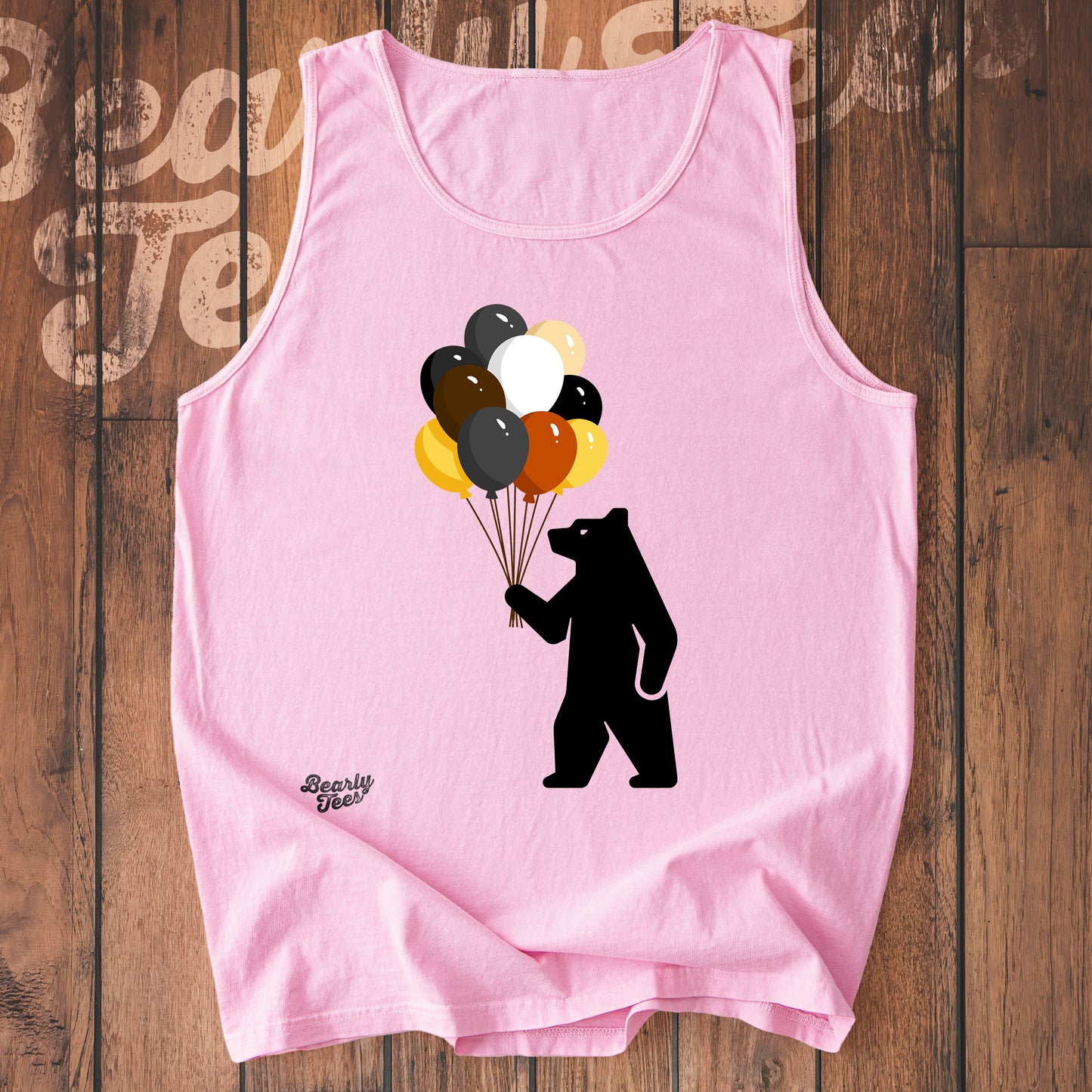 Balloon bear tank top