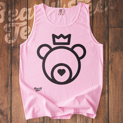 Love bear king tank top