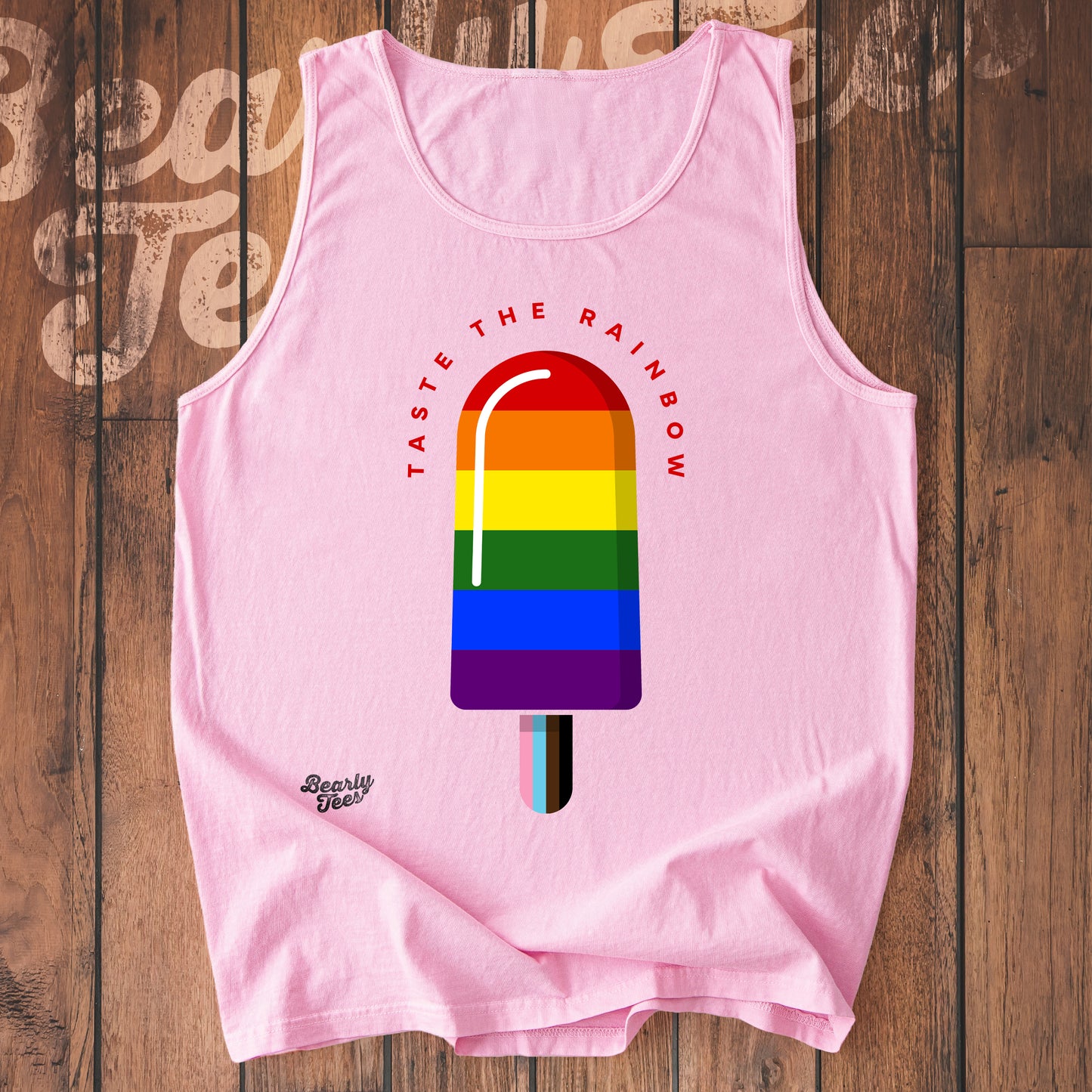 Taste the rainbow ice cream tank top
