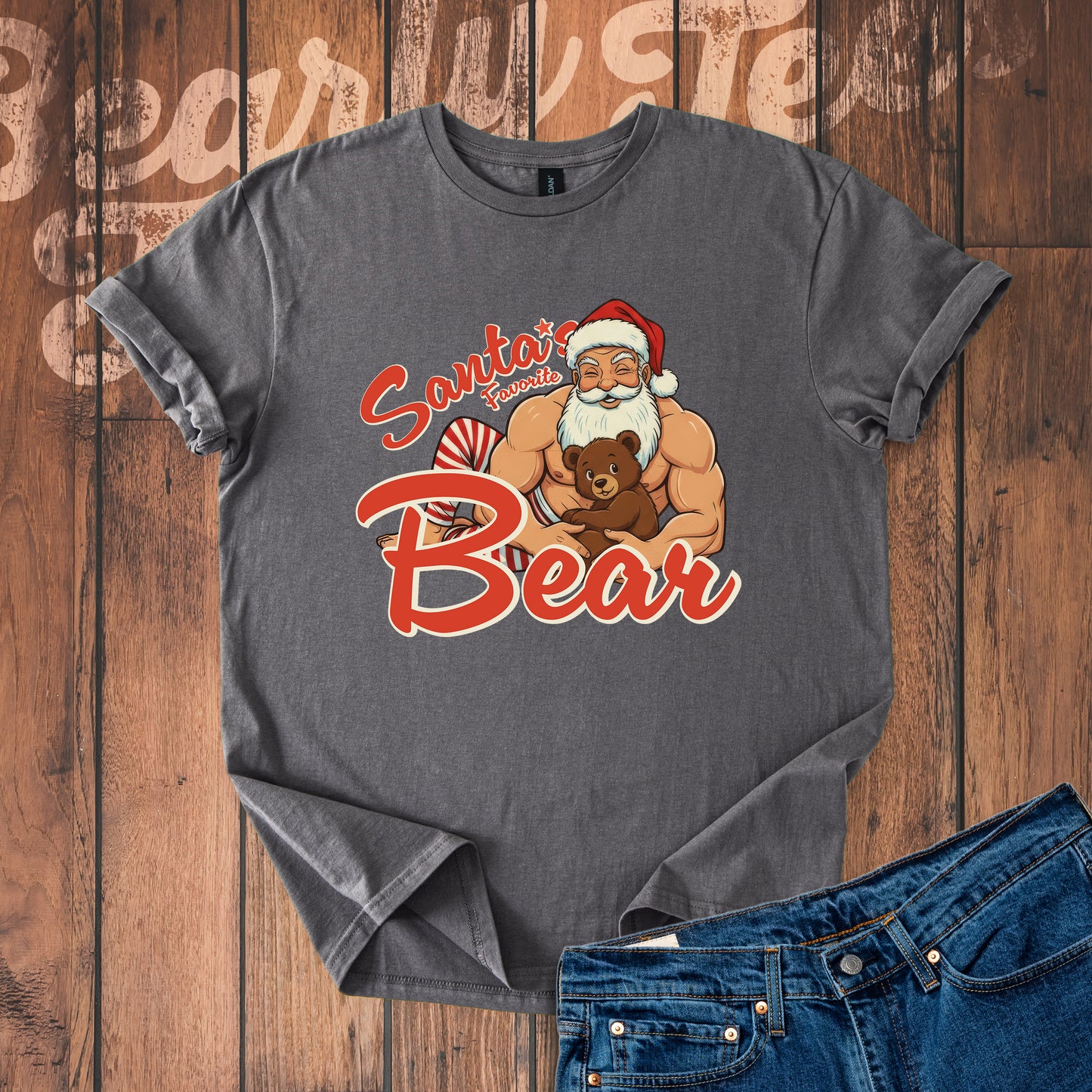 Santa's Favorite Bear T-Shirt