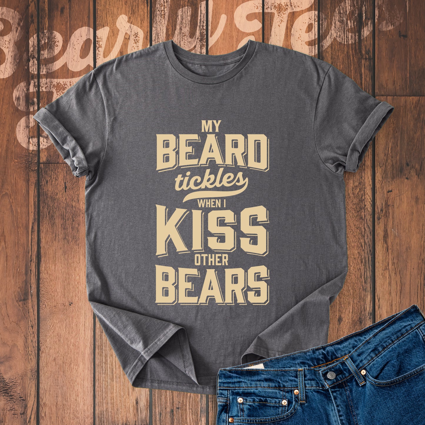 My beard tickles