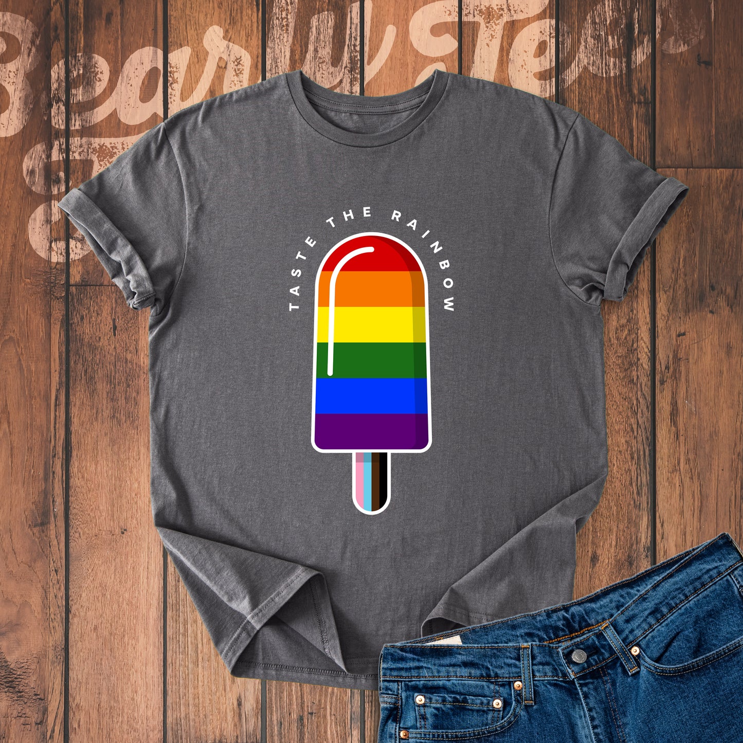 Taste the rainbow ice cream