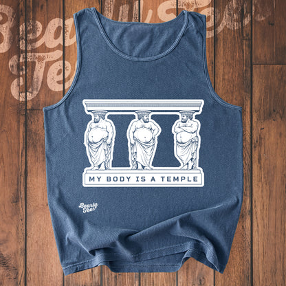 My body is a temple tank top