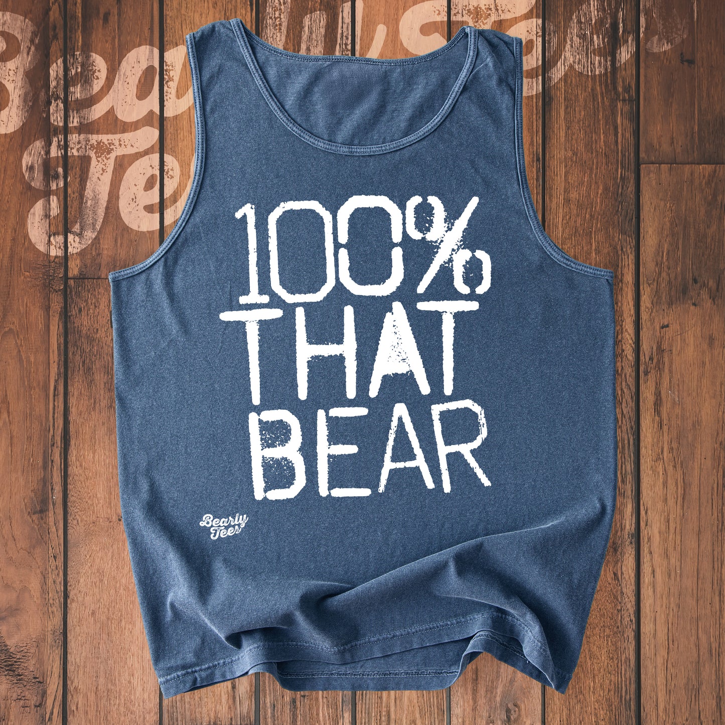 100% that bear tank top