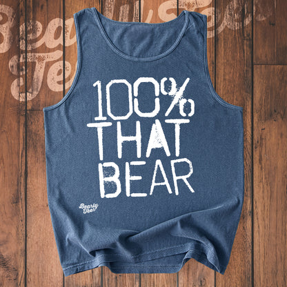 100% that bear tank top
