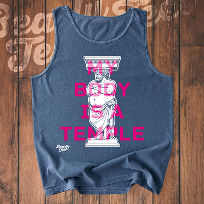 My body is a temple 2 tank top