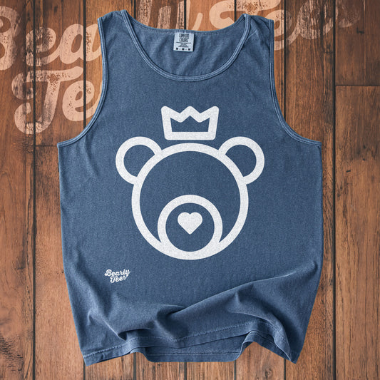 Love bear king tank top