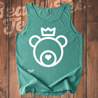 Love bear king tank top