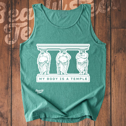 My body is a temple tank top