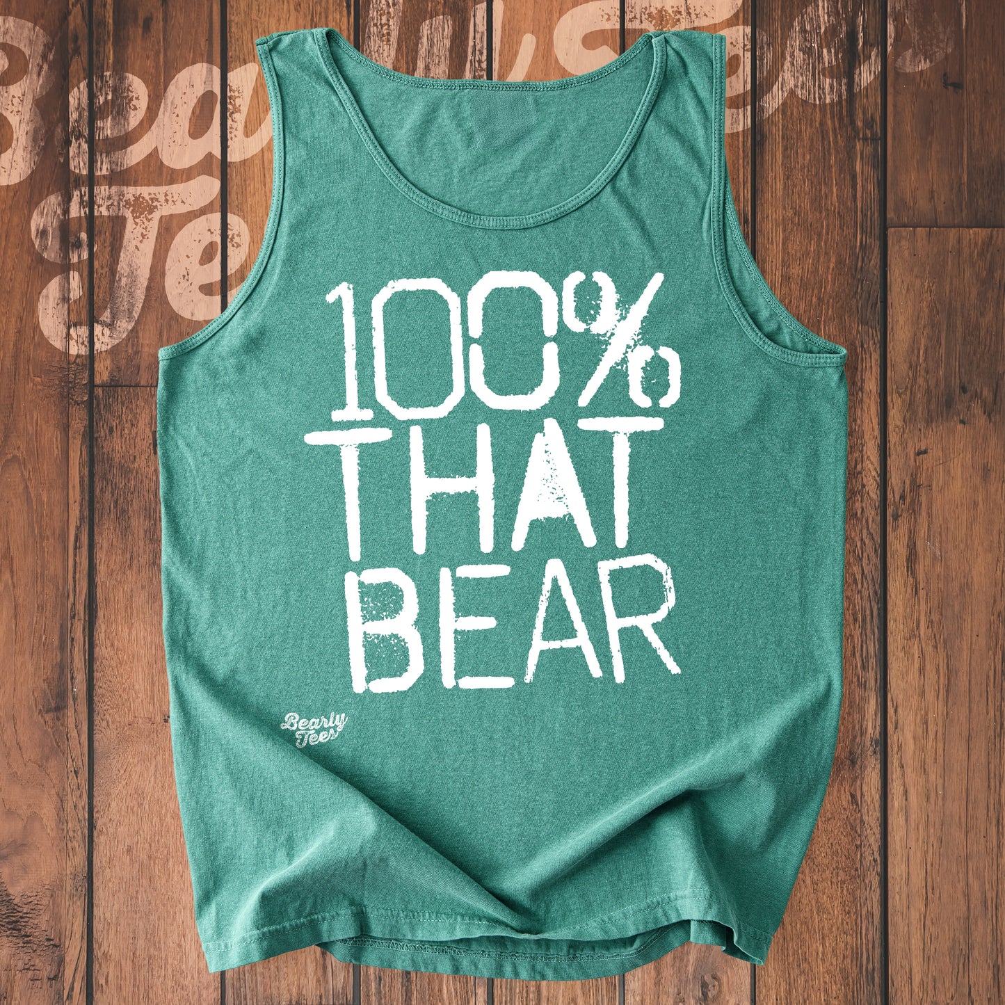 100% that bear tank top