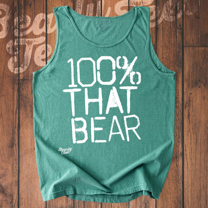 100% that bear tank top
