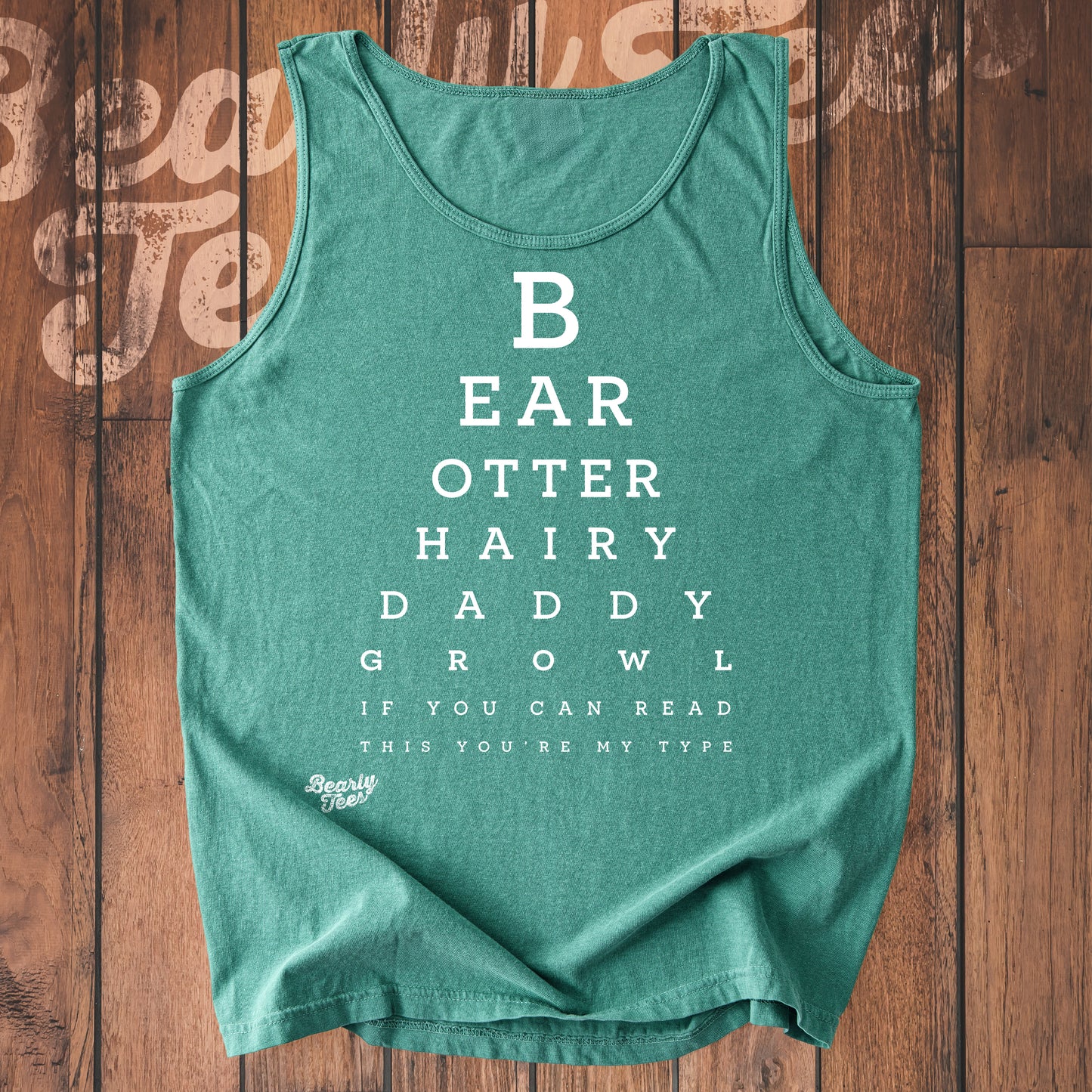 Bear chart tank top