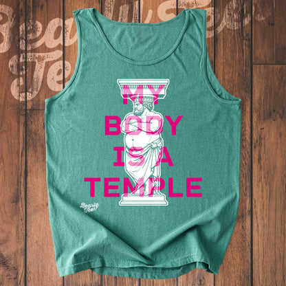 My body is a temple 2 tank top