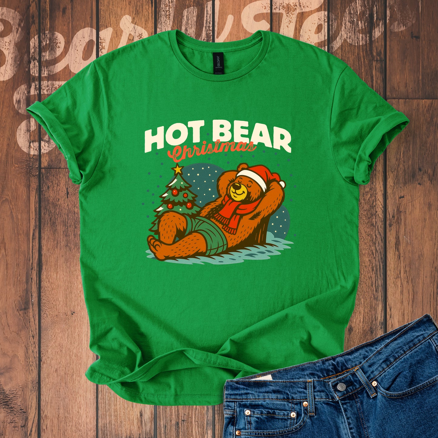 Hot Bear Christmas T-Shirt