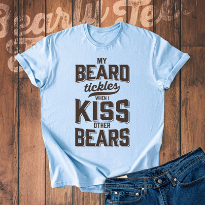 My beard tickles