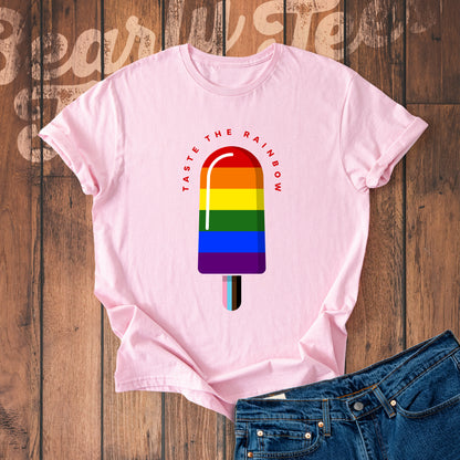 Taste the rainbow ice cream