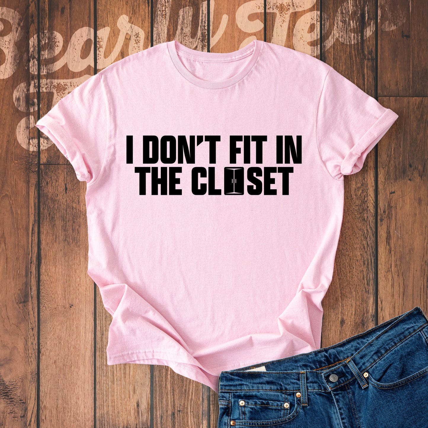 I don't fit in the closet