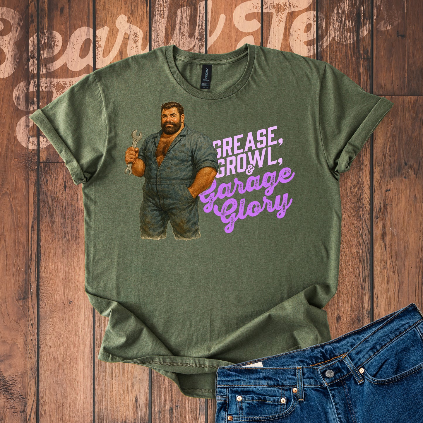 Gay Bear Mechanic T-Shirt