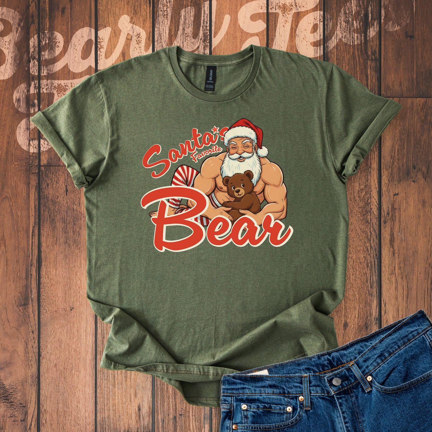 Santa's Favorite Bear T-Shirt